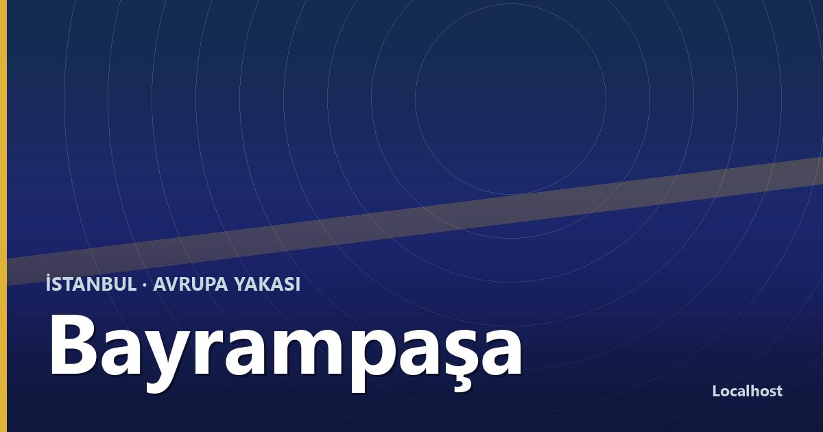 Bayrampaşa semti kapak görseli