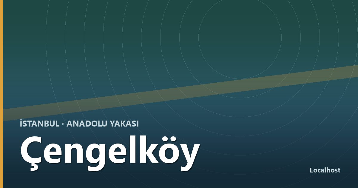 Çengelköy semti kapak görseli