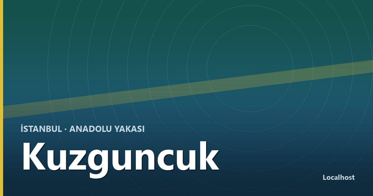Kuzguncuk semti kapak görseli