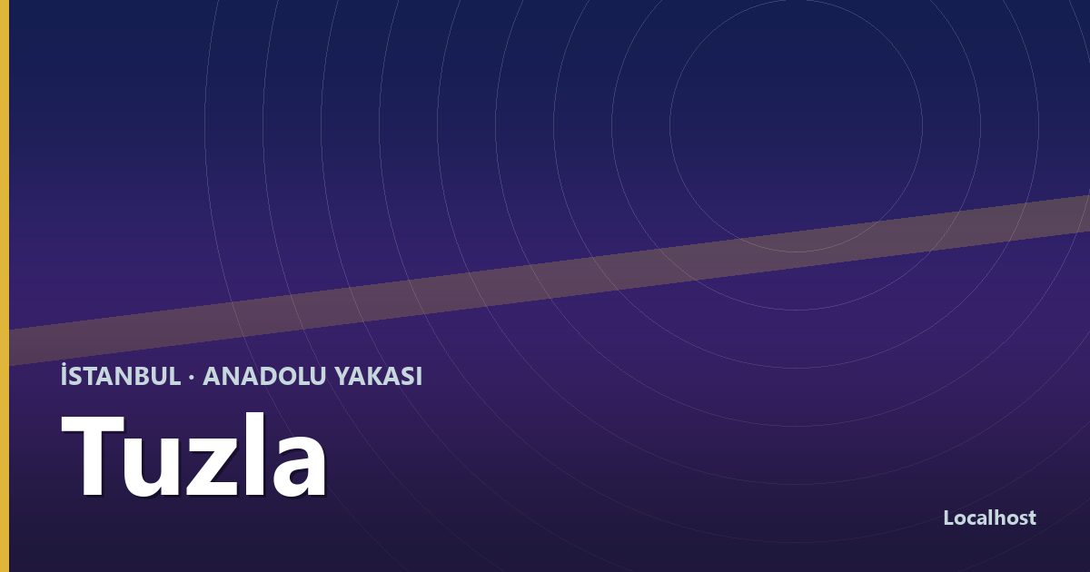Tuzla semti kapak görseli