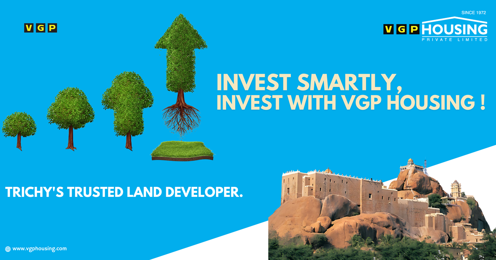 Invest smartly with VGP Housing for the best plots in Trichy, ensuring high appreciation over time.